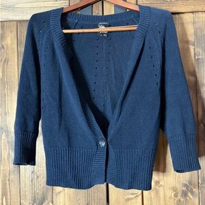 Saks Fifth Avenue Navy Women's Cardigan